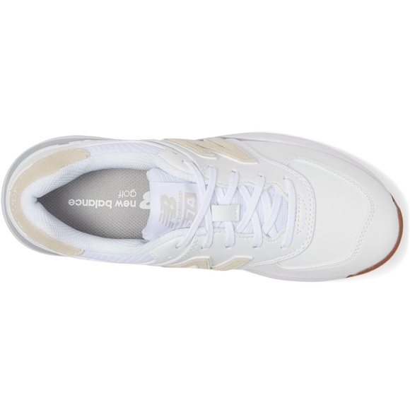 New Balance White and Cream golf shoes - Picture 2 of 9